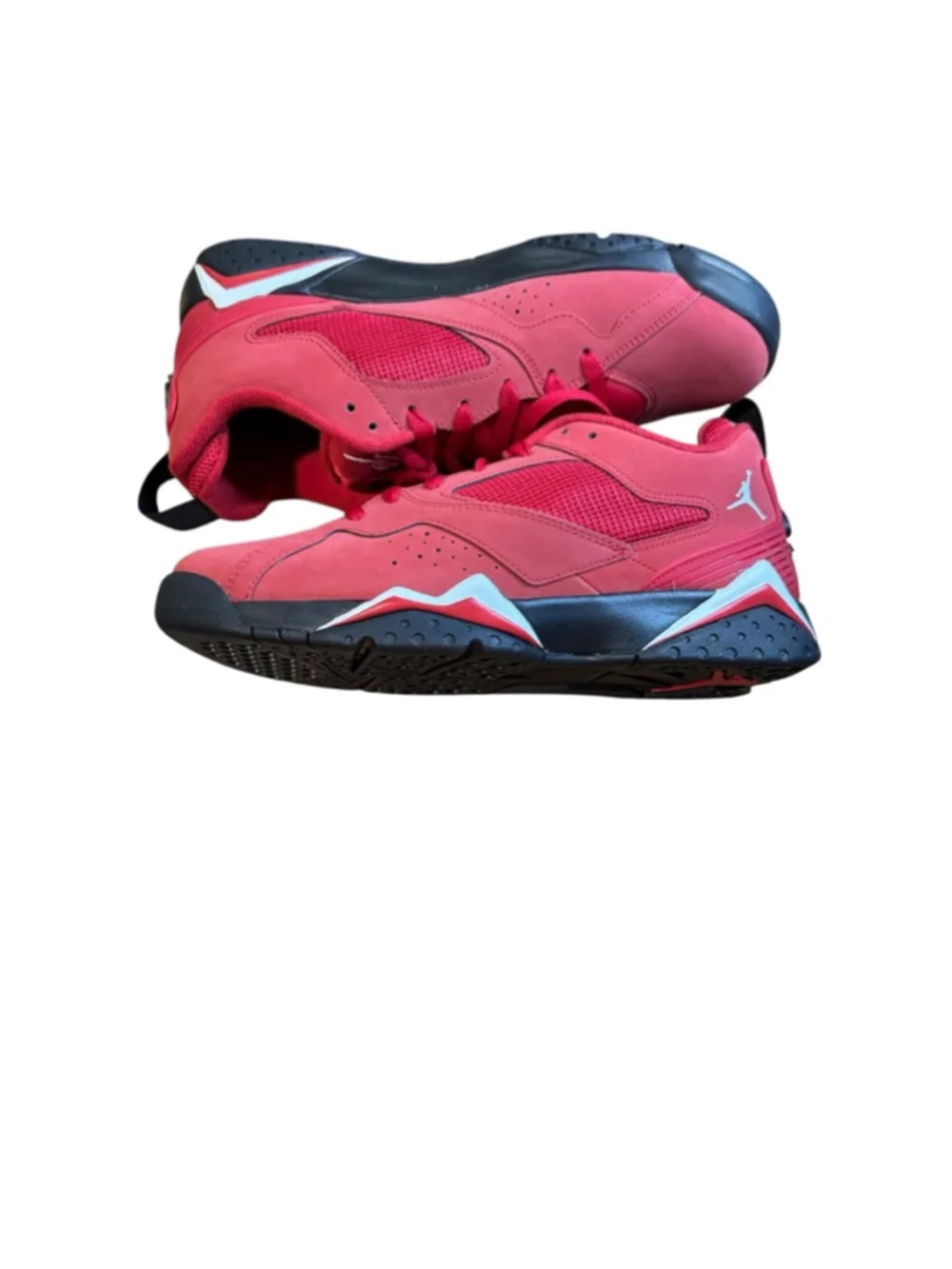 Men's Jordan MVP 92 Sneakers Red Black White Size 12 - Picture 3 of 7